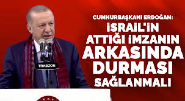 Erdoğan: İsrail