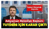 Belediye Başkanı Abdurrahman Tutdere görevinden uzaklaştırıldı