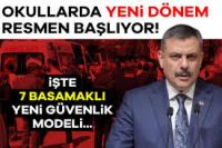 Okullarda yeni dönem! İşte 7 basamaklı yeni güvenlik modeli